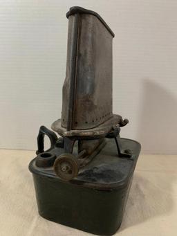 Antique Florence Lamp Stove. This Item is 9.5" Tall x 5.75 Wide - As Pictured