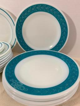 One Set of Pyrex Plates. There are 2 Sets of Patterns - As Pictured