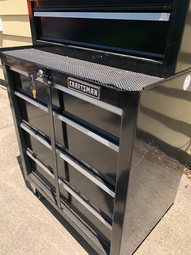 Craftsman Stacking Tool Box with Keys for Bottom Section