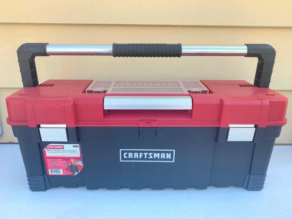 Craftsman 26" Power Latch Toolbox. This is Brand New and Unused - As Pictured