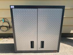 Gladiator Garageworks Welded Steel Wall Gearbox Cabinets. This Item is 30" T x 30" W x 12" D