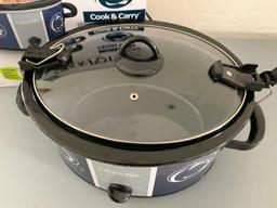 Penn State Cook and Carry Crockpot with Box. Lightly Used - As Pictured