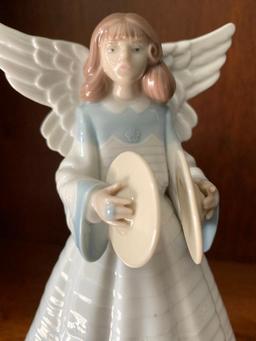 Lladro "Angelic Cymbalist" with Original Box. This is 7.5" Tall