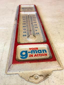 Metal Thermometer by Genuine Auto Parts Dayton, OH. This is 13" Long - As Pictured