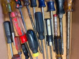 Misc Lot of Phillips and Flathead Screwdrivers - As Pictured