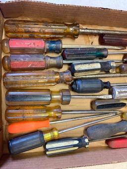 Misc Lot of Flathead Screwdrivers - As Pictured