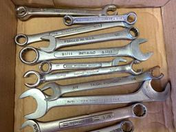 Lot of Approx. 20 ASE Certified Wrenches (Mostly Craftsman) - As Pictured