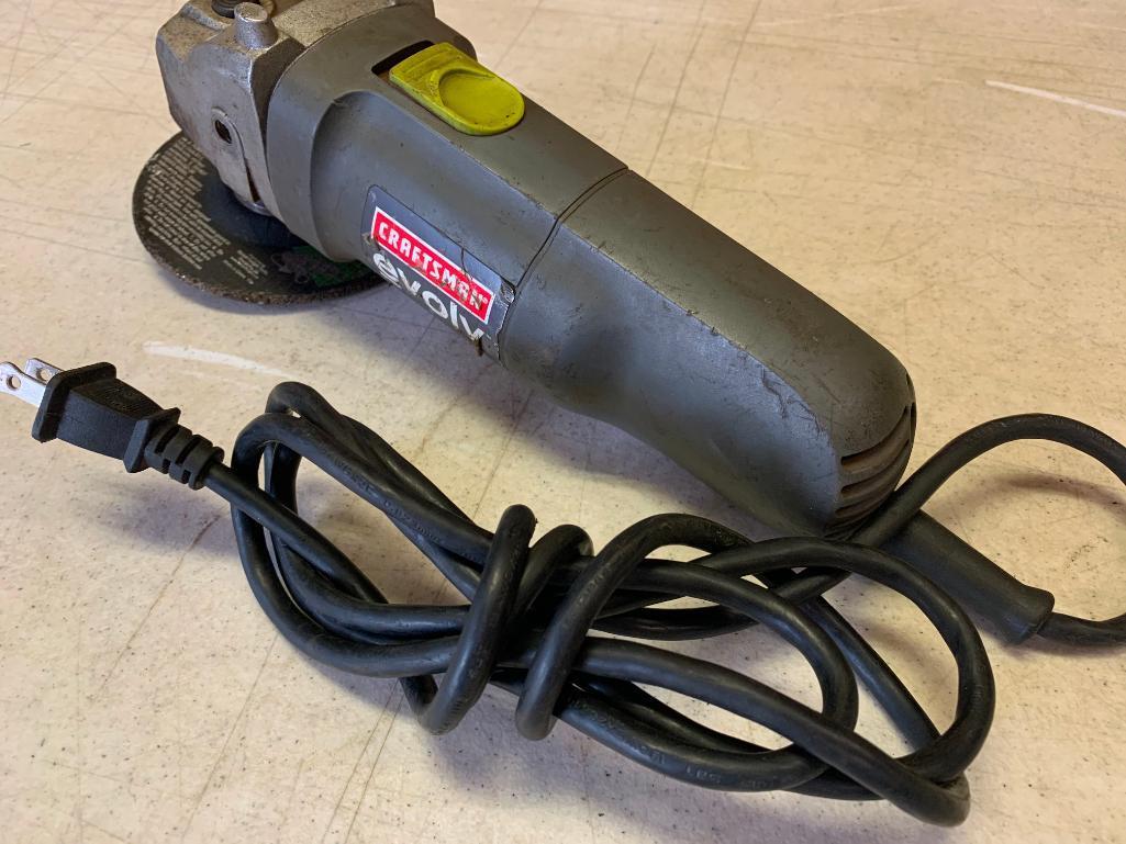 Craftsman Evolve 4.5" Grinder. Tested and Working - As Pictured