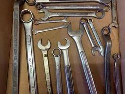 Lot of 19 Various ASE Certified Wrenches - As Pictured