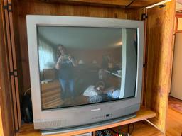 Fiber Board Entertainment Center. This is 70" Tall x 43" Wide x 22" Deep. - As Pictured