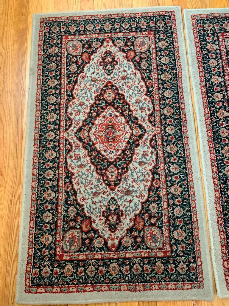 Pair of Mohawk Entryway Rugs. They are 25" x 43" - As Pictured