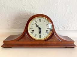 Howard Miller Mantle Clock. This is 9.5" Tall x 20.5" Wide - As Pictured