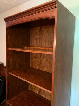 Fiber Board Bookshelf. Has Wear on Edges. Matching Lot #17 & #19 - As Pictured