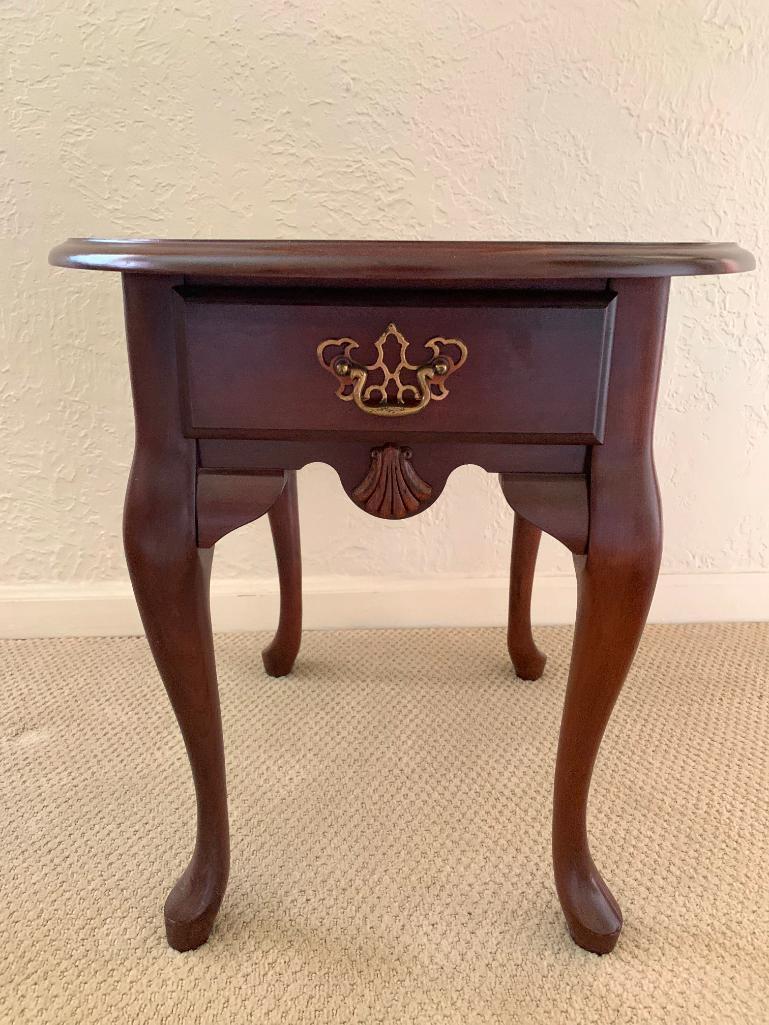 Solid Wood Side Table. This is 22" Tall x 26" Wide - As Pictured