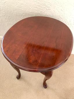 Solid Wood Side Table. This is 22" Tall x 26" Wide - As Pictured