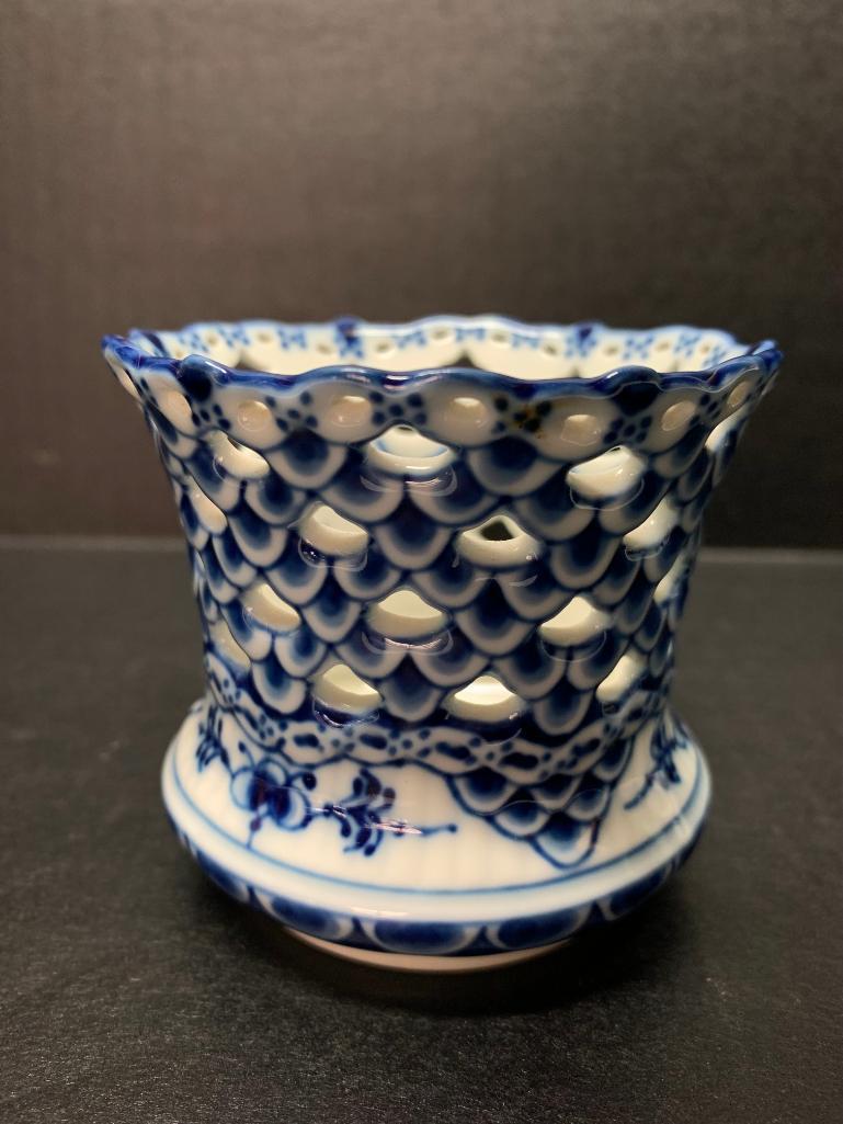 Royal Copenhagen Porcelain Votive . This is 2.75" Tall - As Pictured