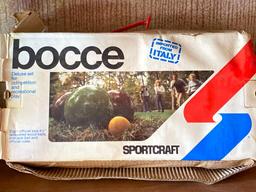 Bocce Ball Set (Unsure of Completeness) - As Pictured