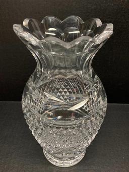 Waterford Crystal Vase. This is 9" Tall - As Pictured