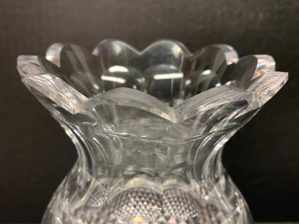 Waterford Crystal Vase. This is 9" Tall - As Pictured