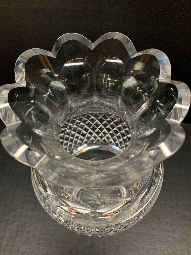 Waterford Crystal Vase. This is 9" Tall - As Pictured