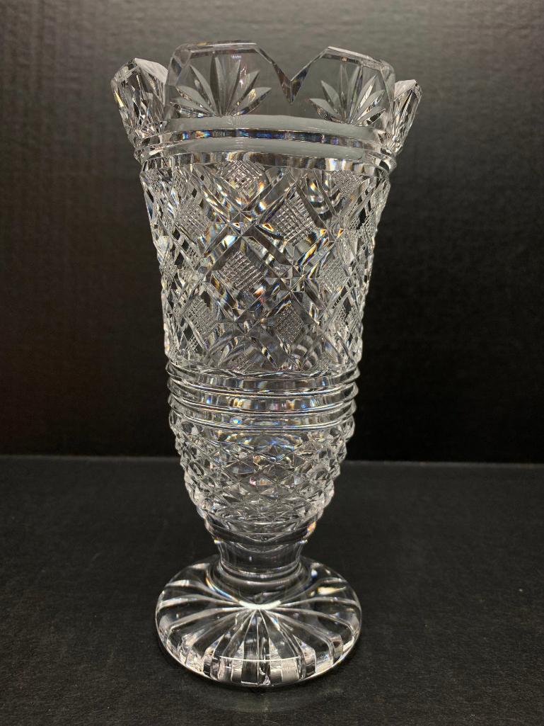 Waterford Crystal Vase. This is 7" Tall - As Pictured