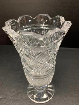 Waterford Crystal Vase. This is 7" Tall - As Pictured