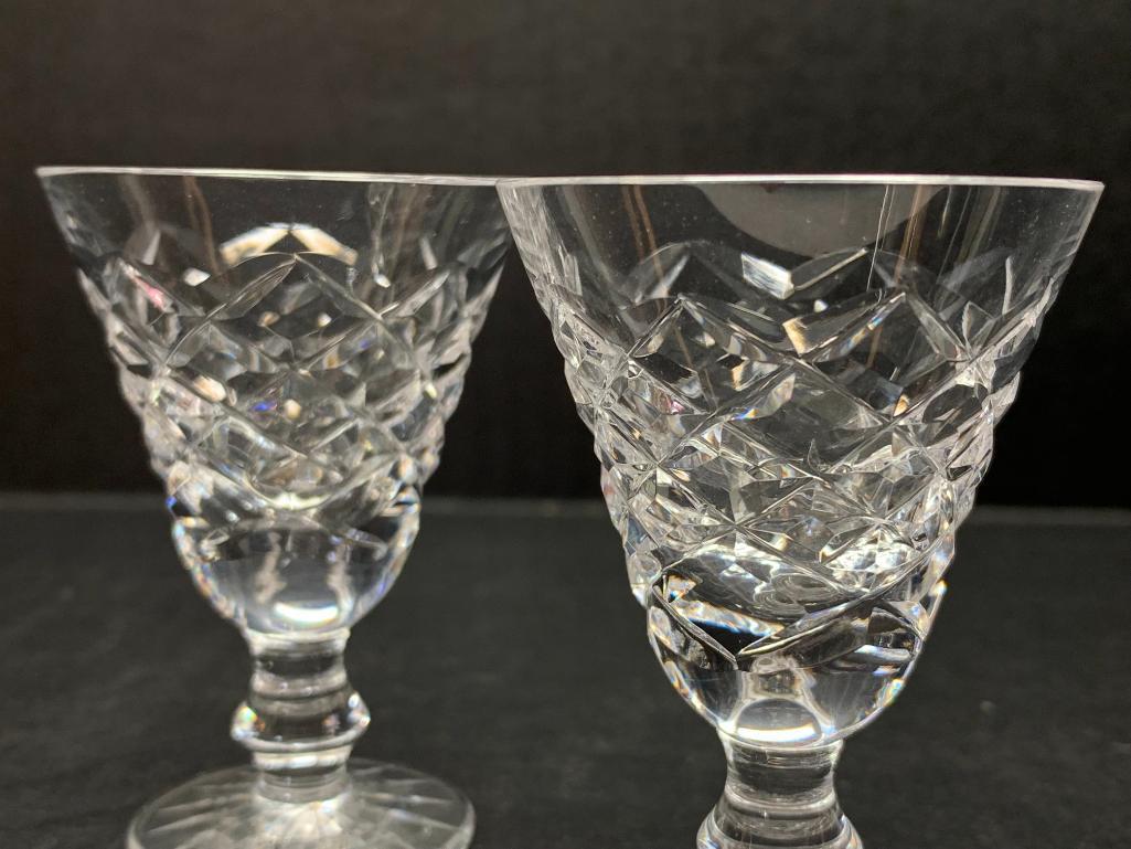 Pair of Waterford Crystal Shot Glasses. They are 3" Tall - As Pictured