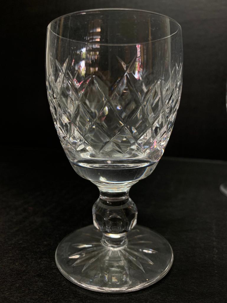 Set of 6 Waterford Crystal Cordial Glasses. They are 4" Tall - As Pictured