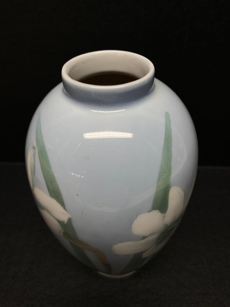 Royal Copenhagen Porcelain Vase w/Flower Design Marked 106/418. This is 5.5" Tall - As Pictured