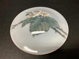 Royal Copenhagen Porcelain Trinket Dish Marked 2340/2458. This is 1.5" Tall - As PIctured