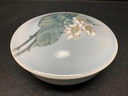 Royal Copenhagen Porcelain Trinket Dish Marked 2340/2458. This is 1.5" Tall - As PIctured