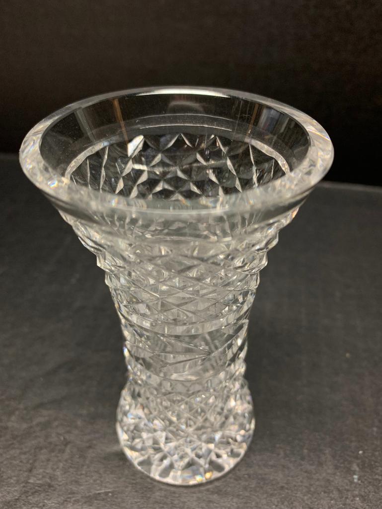 Waterford Crystal Vase. This is 4.5" Tall - As Pictured