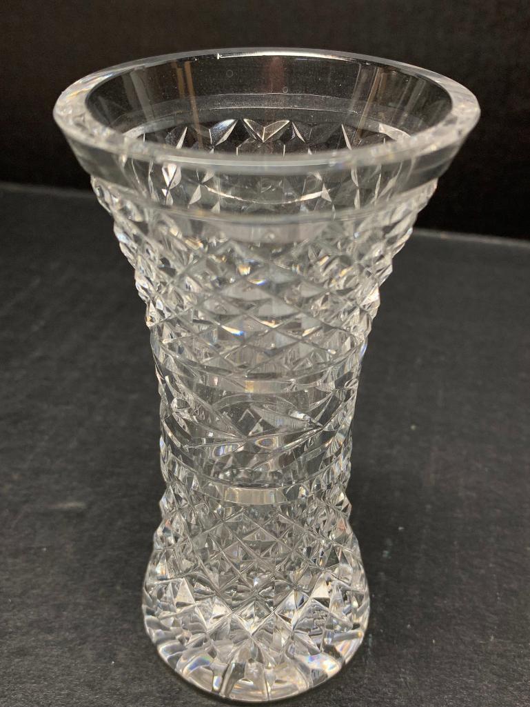 Waterford Crystal Vase. This is 4.5" Tall - As Pictured