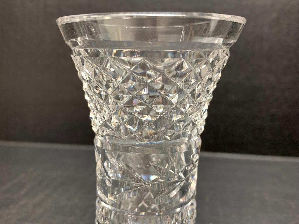 Waterford Crystal Vase. This is 4.5" Tall - As Pictured