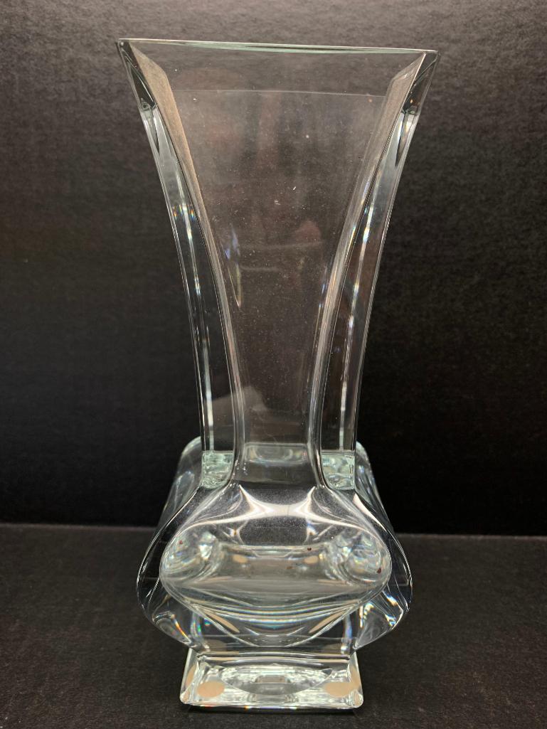 Serves Crystal Vase Made in France. This is 8.5" Tall - As Pictured