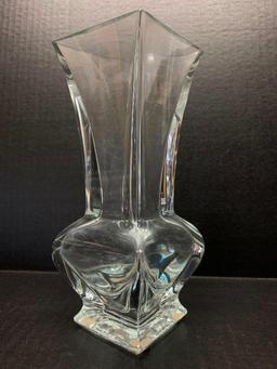 Serves Crystal Vase Made in France. This is 8.5" Tall - As Pictured
