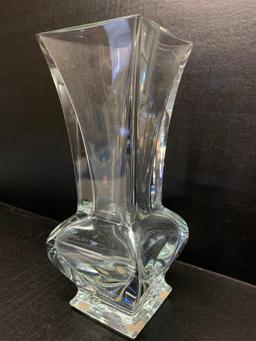 Serves Crystal Vase Made in France. This is 8.5" Tall - As Pictured