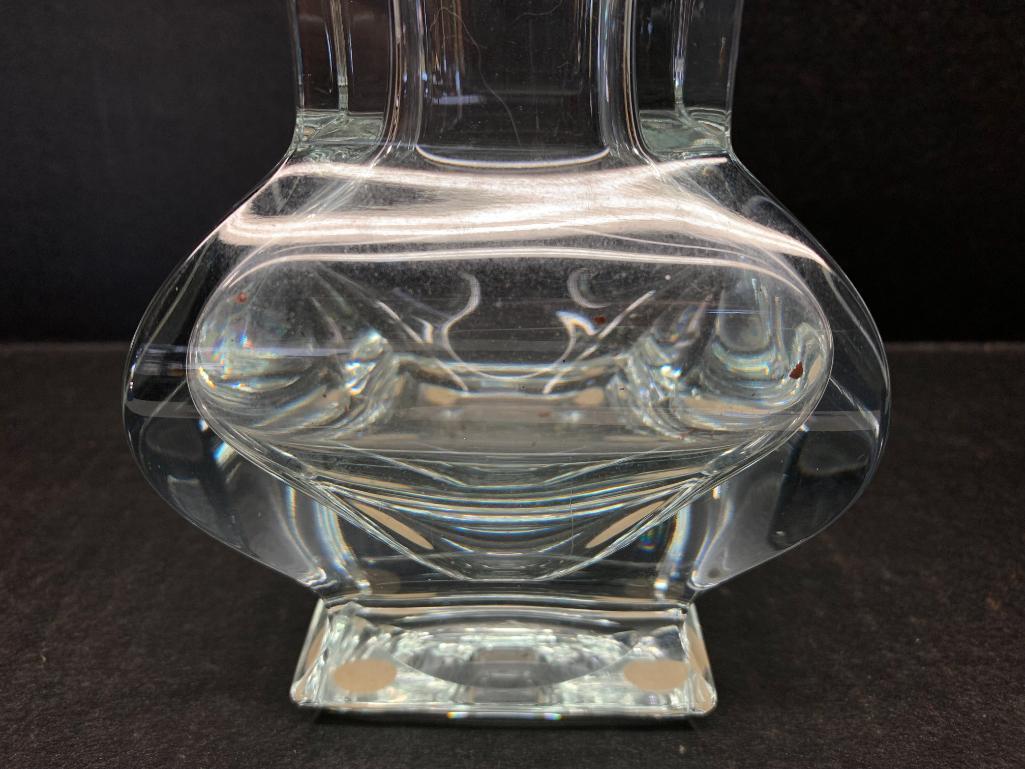 Serves Crystal Vase Made in France. This is 8.5" Tall - As Pictured