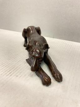 Metal Dog Doorstop. This is 12" Long - As Pictured