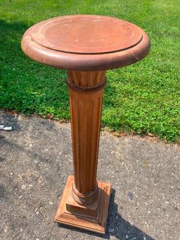 Wood Column Plant Stand. This is 35" T x 11" in Diameter - As Pictured