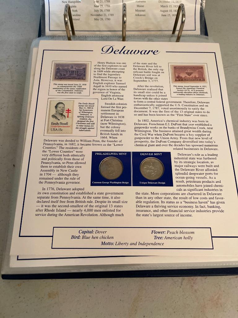 Statehood Quarters Collection by Postal Commemorative Society - As Pictured