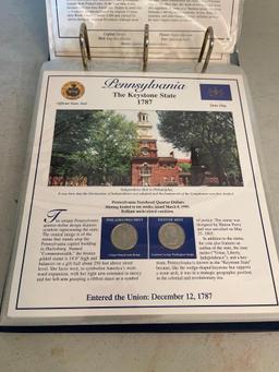 Statehood Quarters Collection by Postal Commemorative Society - As Pictured