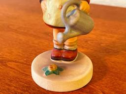 Vintage Hummel Girl w/Watering Can "Little Gardner". This is Signed by the Artist and is 4.5" Tall