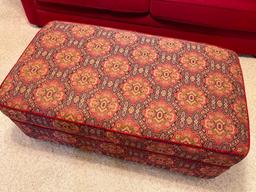 Matching Ottoman to Sofa. This is 18" T x 47" L x 26" D - As Pictured