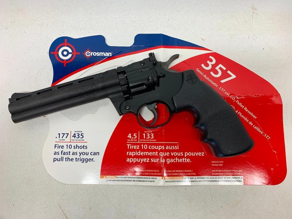 357 Semi-Automatic .177 Cal. CO2 Pellet Revolver. - As Pictured