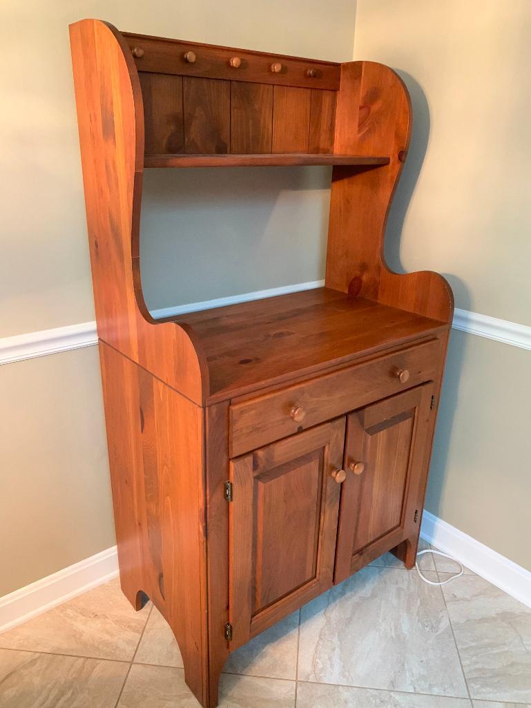 Wood China Buffet. This is 62" T x 33" W x 20" D - As Pictured