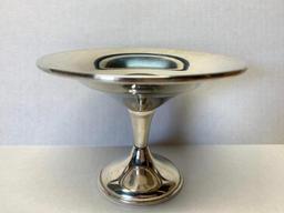 Reed & Barton Sterling Weighted & Reinforced Candle Holder. This is 4" T x 5.5" in Diameter