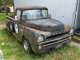 1957 Dodge Pickup Truck and Frame from a 1998 Dodge Dakota Extended Cab, V-6