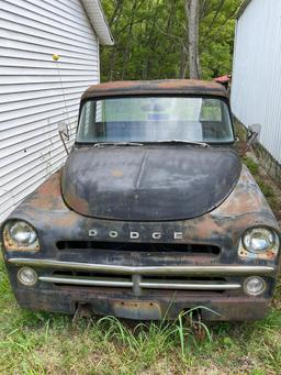 1957 Dodge Pickup Truck and Frame from a 1998 Dodge Dakota Extended Cab, V-6