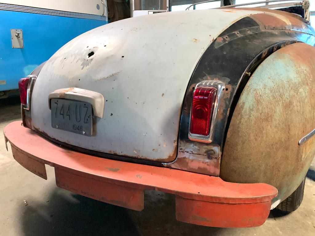 1948 Chrysler Custom Convertible Project Car with No Motor